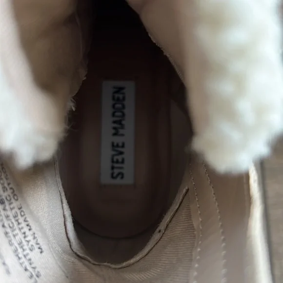 Steve Madden Rainier Lace Up Boot Sand Suede 7 - Picture 8 of 8